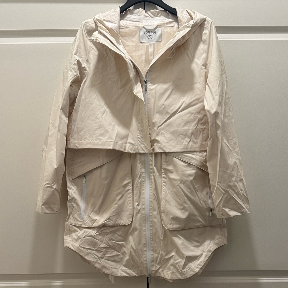 CALIA Women’s Rain Anorak L Light Cream